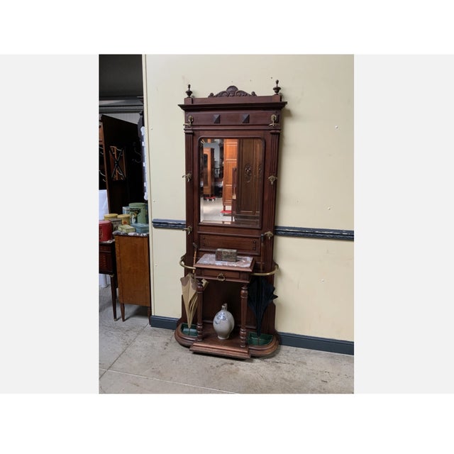 Antique Art Nouveau Wardrobe, 1900 For Sale - Image 14 of 16