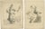 After Bloemaert, Mythology Scenes, 1680, Prints, Set of 2 For Sale