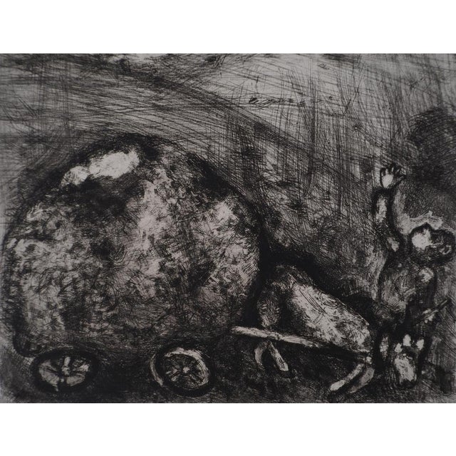 Marc Chagall, The Mired Carter, Original Engraving For Sale - Image 4 of 5