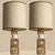 Brown-Beige Ceramic Floor or Table Lamps with Lampshades attributed to R. Houben, 1960s, Set of 2 For Sale - Image 9 of 10