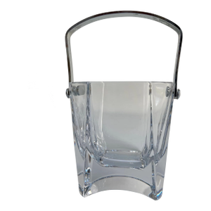 1970s Vintage French Crystal Ice Bucket