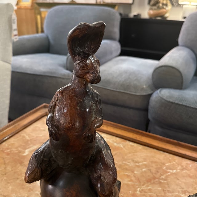 2010s Attila's Bunnies on Balls Sculpture, Pair For Sale - Image 5 of 12