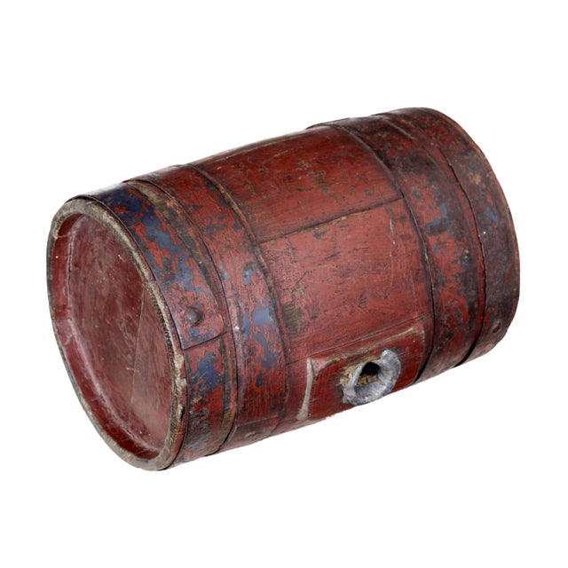 19th Century Scandinavian Oak Barrel For Sale - Image 4 of 6