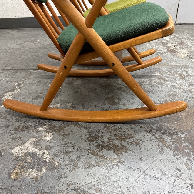Frank Reenskaug for Bramin Mobler Rocking Chairs, Circa 1960's, Pair For Sale - Image 12 of 12