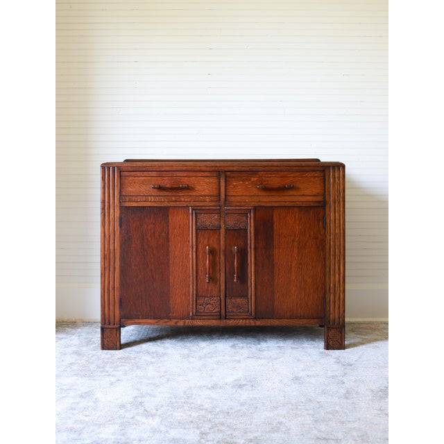 1920s -30's Art Deco Sideboard, Credenza, Drinks Cabinet For Sale - Image 16 of 17