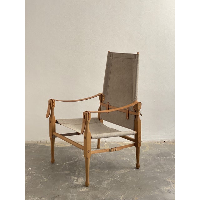 Mid-Century Modern Safari Chair by Bernard Marstaller For Sale - Image 3 of 17