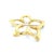 Contemporary Late 20th Century Tiffany & Co. 18k Yellow Gold Flower Star Brooch For Sale - Image 3 of 5