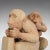 Camel Early 21st Century Stone Sculpture of Sitting Macaques For Sale - Image 8 of 12