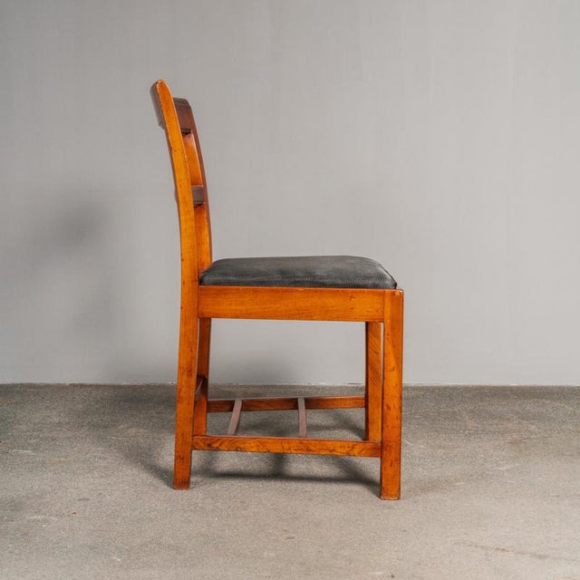 Brown Art Deco Chairs, 1930s, Set of 4 For Sale - Image 8 of 18