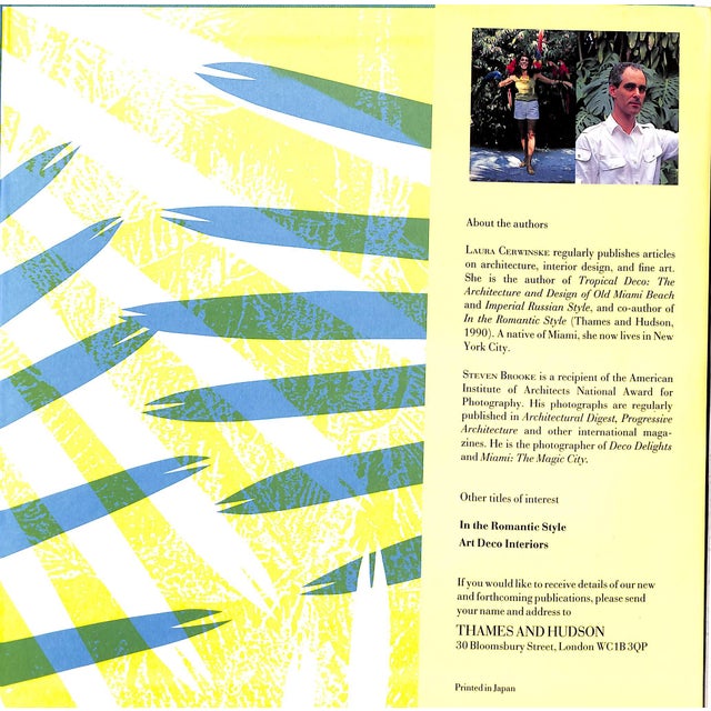 Traditional "Miami Hot & Cool" Book 1990 Cerwinske, Laura For Sale - Image 3 of 12