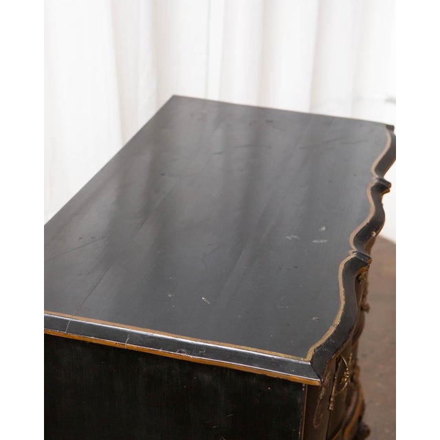 Antique Scandinavian Painted Pine Chest, Early 20th Century For Sale - Image 4 of 12