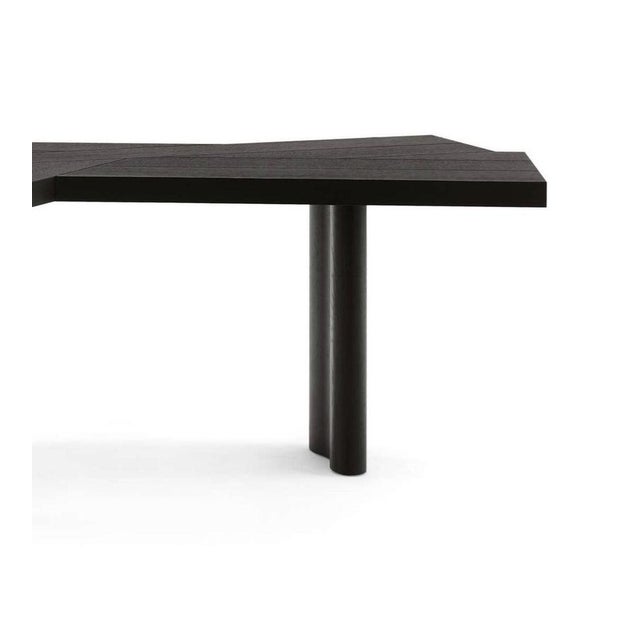 Not Yet Made - Made To Order Ventaglio Black Oak Work Table by Charlotte Perriand for Cassina For Sale - Image 5 of 11