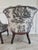 Antique Victorian Toile Upholstered Parlor Slipper Chairs on Casters – A Pair For Sale - Image 15 of 17