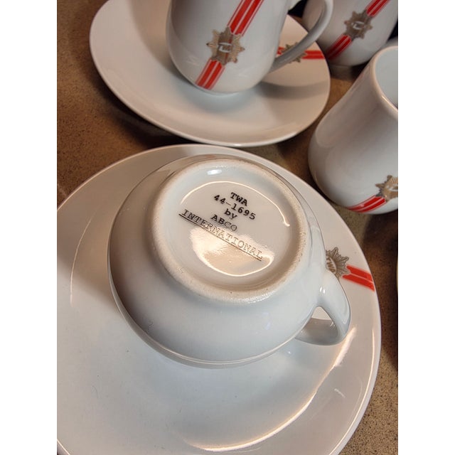 Traditional Twa Vintage Airline Serveware For Sale - Image 3 of 7
