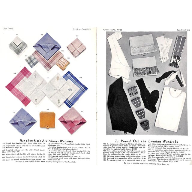 White Club & Campus Christmas 1931 Gifts for Men For Sale - Image 8 of 13