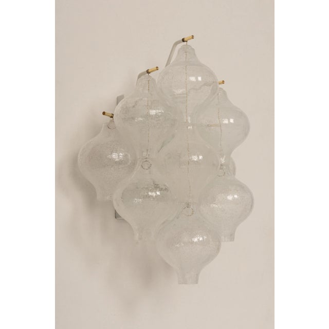 Kalmar Wall Lights from Kalmar Tulipan, Austria, 1970s, Set of 2 For Sale - Image 4 of 12