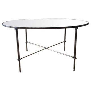 La Forge Francaise Oval Cocktail Table For Sale