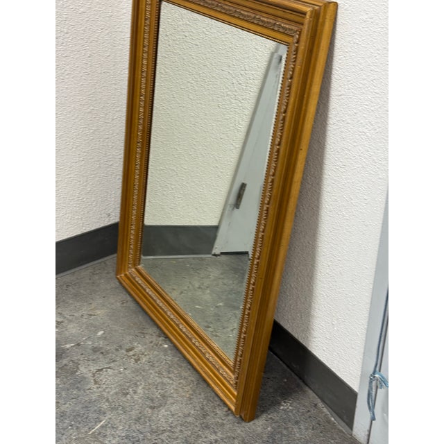 Windsor Art & Mirror Company Custom Antique Gold Finish Wall Mirror, Circa 2000 For Sale In San Francisco - Image 6 of 12