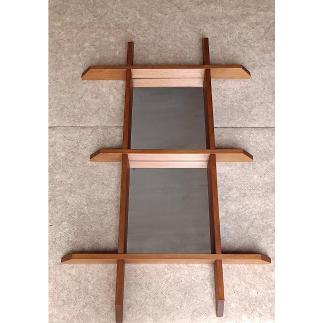 Vintage Swedish Picture-Shaped Mirror, 1970s For Sale - Image 10 of 11