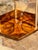Early 21st Century Italian Art Deco Style Walnut and Chrome Hex Side Tables For Sale - Image 5 of 7
