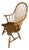 (B) Stickley Cherry & Oak Hoop Back Arm Chair For Sale