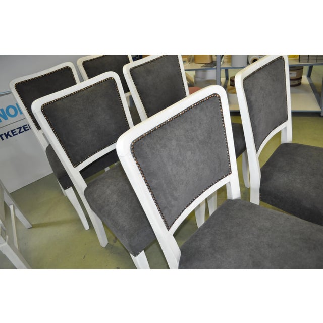 Art Deco Dining Chairs, Set of 6 For Sale - Image 4 of 6