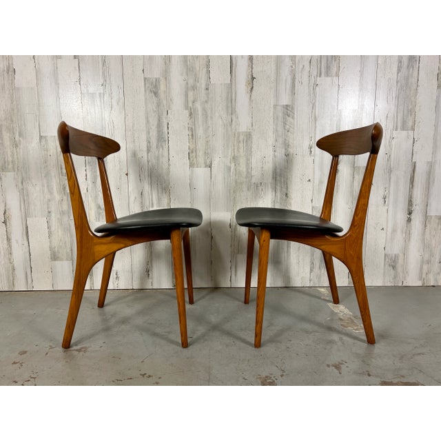 Wood Kurt Østervig Chairs for Brande Møbelindustri- a Pair For Sale - Image 7 of 12