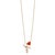 Sunset Heart Love Letter Gold Chain Necklace For Sale - Image 4 of 11