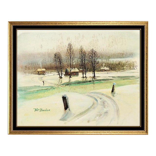 Mid 20th Century Warming Cabins, Peter Ellenshaw For Sale