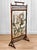 Antique English Victorian Rattan & Glass Organic Foliage Fireplace Screen For Sale - Image 4 of 11