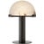 Melange Desk Lamp in Bronze with Alabaster Shade Designer: Kelly Wearstler Height: 18" Shade Detail: Alabaster Base: 8.5"...