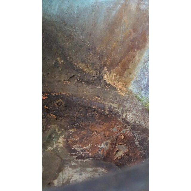 Large Antique Copper Kettle or Basin For Sale - Image 10 of 15