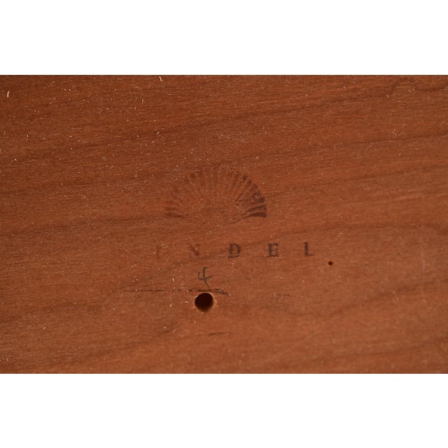 Kindel Furniture Modern Regency Mahogany Two-Tier Center Table or Tea Table For Sale - Image 11 of 13