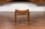 Wood English 1920s Walnut Egyptian Revival Thebes Stool with Faux Bamboo Legs For Sale - Image 7 of 11