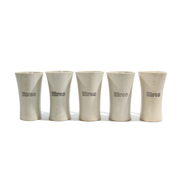 Because let's face it, it's been way too long since the last time you celebrated with root beer! Set of five antique Hires...