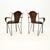 1960s Set of Vintage French Iron and Leather Armchairs, 1960s For Sale - Image 5 of 13