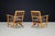 Sculptural European Beech Lounge Armchairs, 1960s, Set of 2 For Sale - Image 6 of 10