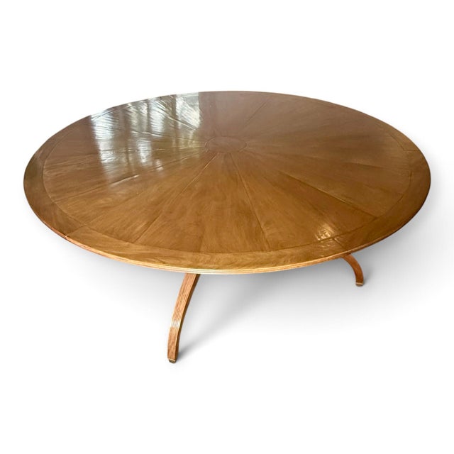 Rose Tarlow Rose Tarlow Regency Walnut Dining Table For Sale - Image 4 of 8
