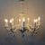 Modern Handcrafted 10-Arm Chandelier in Coated Glass For Sale - Image 3 of 18