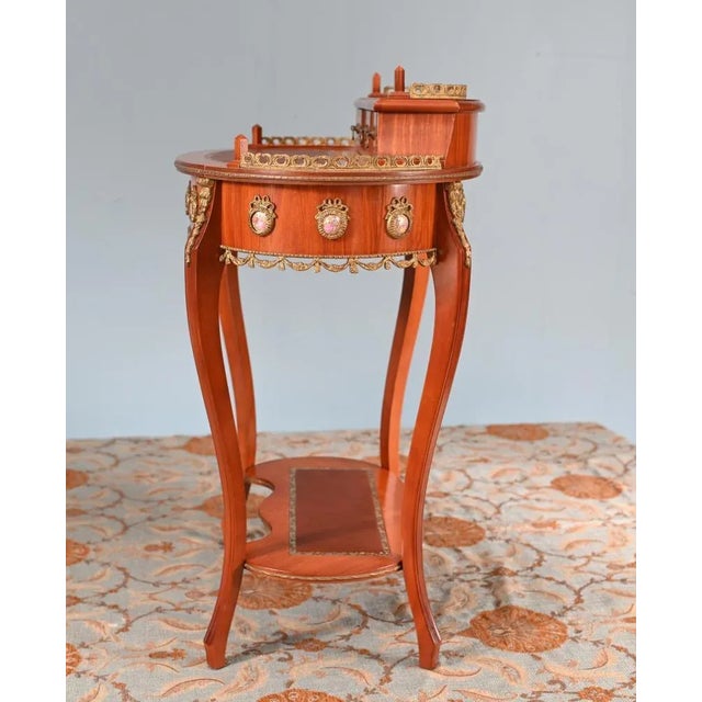 Vintage French Writing Table, 1930s For Sale - Image 10 of 16