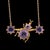 A fine and unusual 19th century bar pendant in the Etruscan style, this piece centers on an insect mounted with faceted...