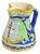 Antique Spanish Ceramic Jug from Talavera, 19th Century For Sale