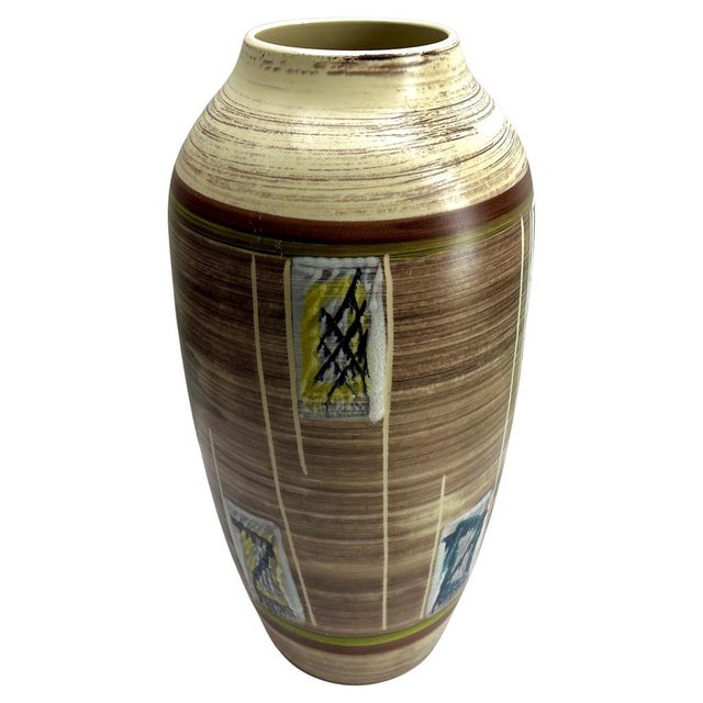 Large Vase Hohr W-Germany, 1960s Satin finish ('half gloss') W-Germany, 1960s. Stamped on base. W-Germany. Measures: 46 x...