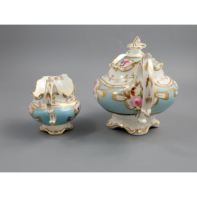 Antique Paris Tea Service, 1840, Set of 4 For Sale - Image 6 of 18