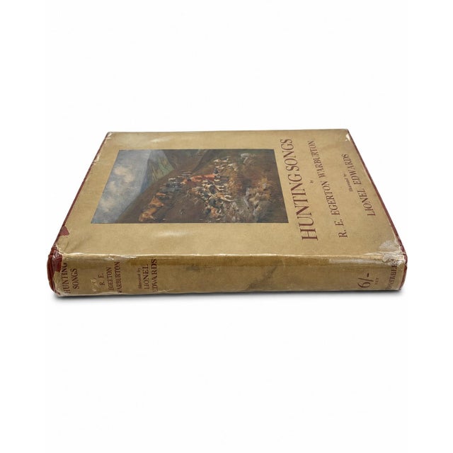 Tan Hunting Songs r.e. Egerton Warburton 1925 Hardcover Lionel Edwards Sporting Book For Sale - Image 8 of 13