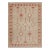 1950s Vintage Persian Rug in Beige-Brown and Red Geometric Patterns From Rug & Kilim For Sale