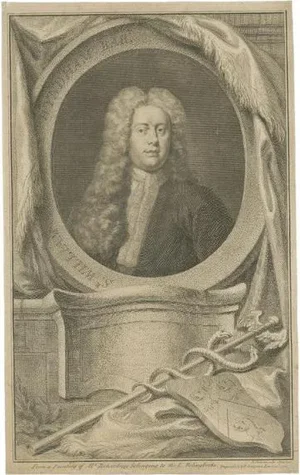 Jacobus Houbraken, Portrait of English Tory Statesman Sir William Wyndham, 1741, Paper