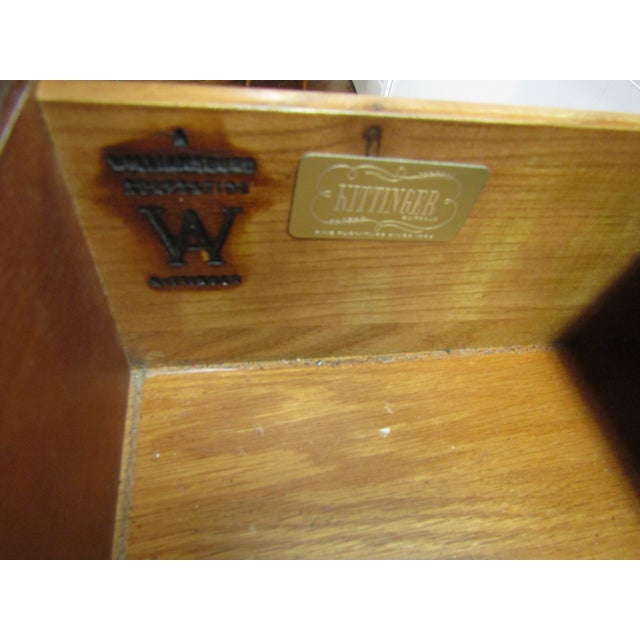 Kittinger Williamsburg Adaptation Solid Mahogany Chest of Drawers For Sale - Image 9 of 10