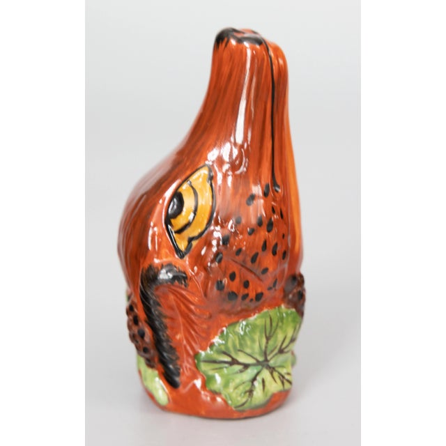 Staffordshire 19th C. English Staffordshire Equestrian Fox Stirrup Cup For Sale - Image 4 of 9