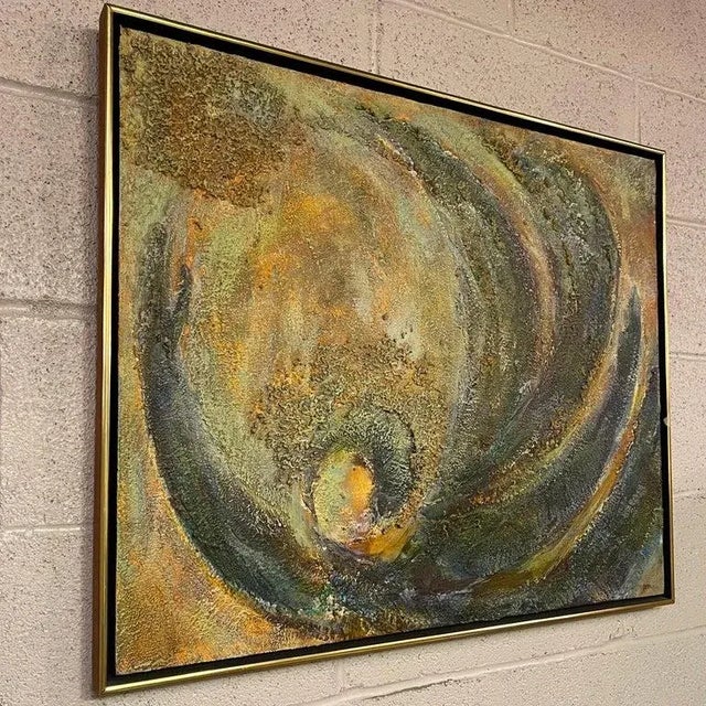 Abstract "Radiant Pledge" Abstract Expressionist Painting by Frederick Terna For Sale - Image 3 of 11